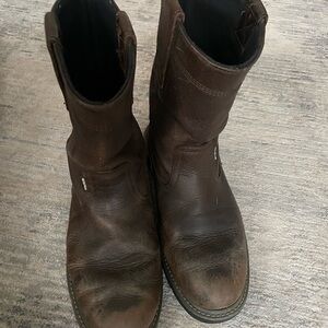 Wolverine Men’s Work Boots Slip & Oil Resistant Waterproof Sz 8- EUC